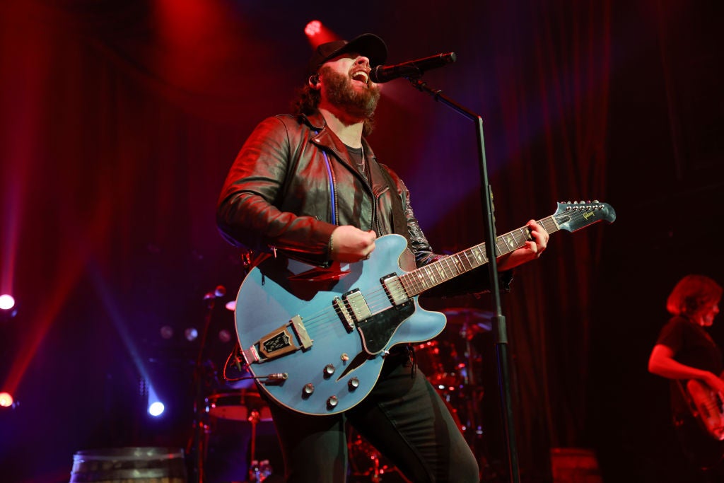 NASHVILLE, TENNESSEE: Nate Smith performs at Brooklyn Bowl Nashville on December 05, 2024 in Nashville, Tennessee. 