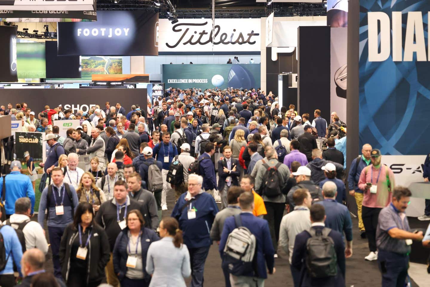 ORLANDO, FL - JANUARY 22: General view of the main aisle during the PGA Show at Orange County Convention Center on Wednesday, January 22, 2025 in Orlando, Florida. (Photo by Scott Halleran/PGA of America)