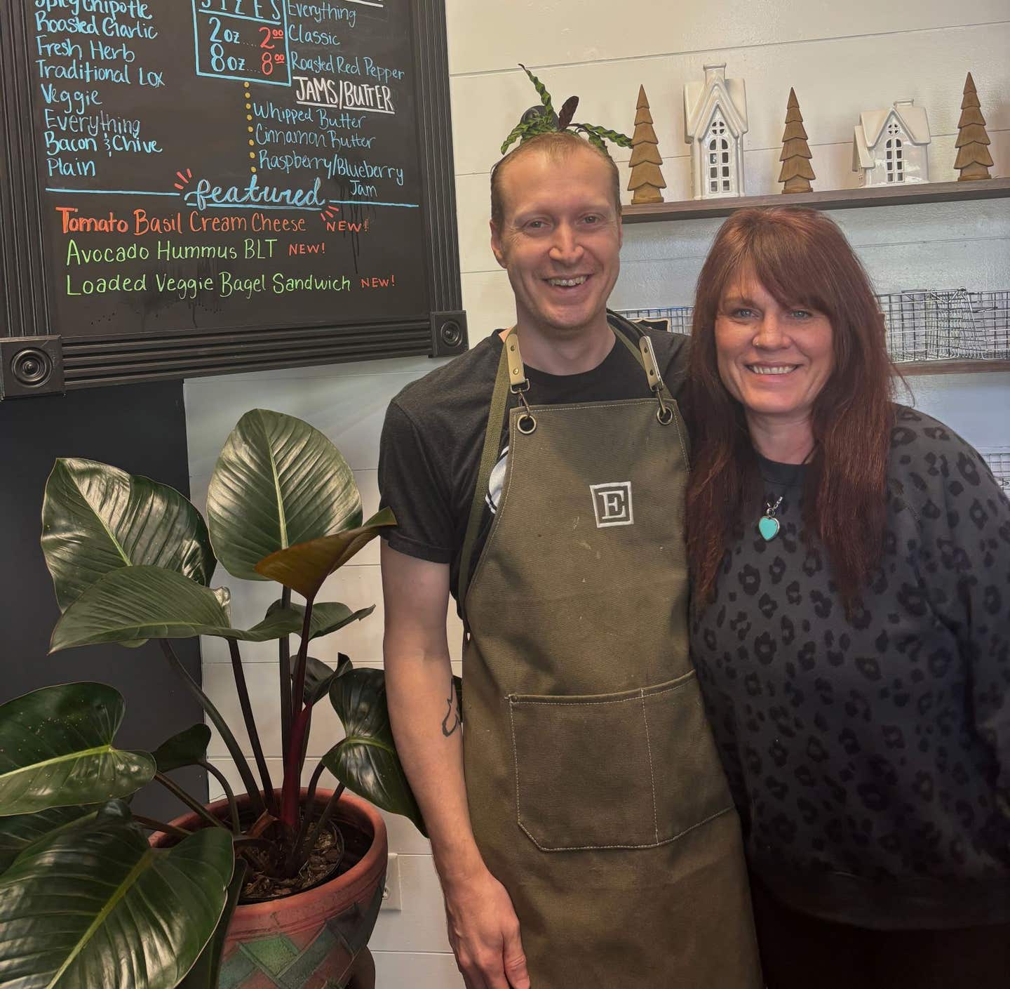 Steven and Abigail Boyd opened Elemy's Bagels late last year. They have found Augusta particularly receptive to their idea.