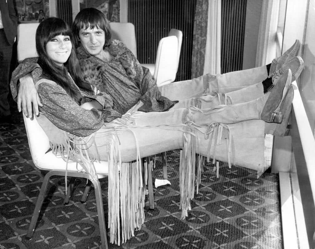 Sonny & Cher in 1965. Don Rhodes kept a ticket stub from the duo's concert at Atlanta's Municipal Auditorium the same year.