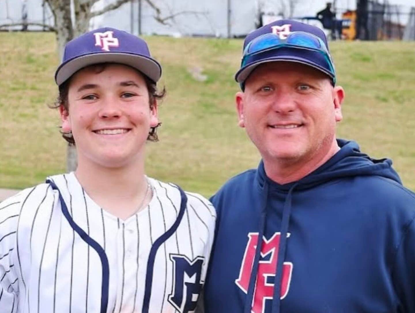 Todd Greene and his son Gavin. Todd Greene is a Columbia County baseball legend and his son, also a catcher, is plays a lot like his father.