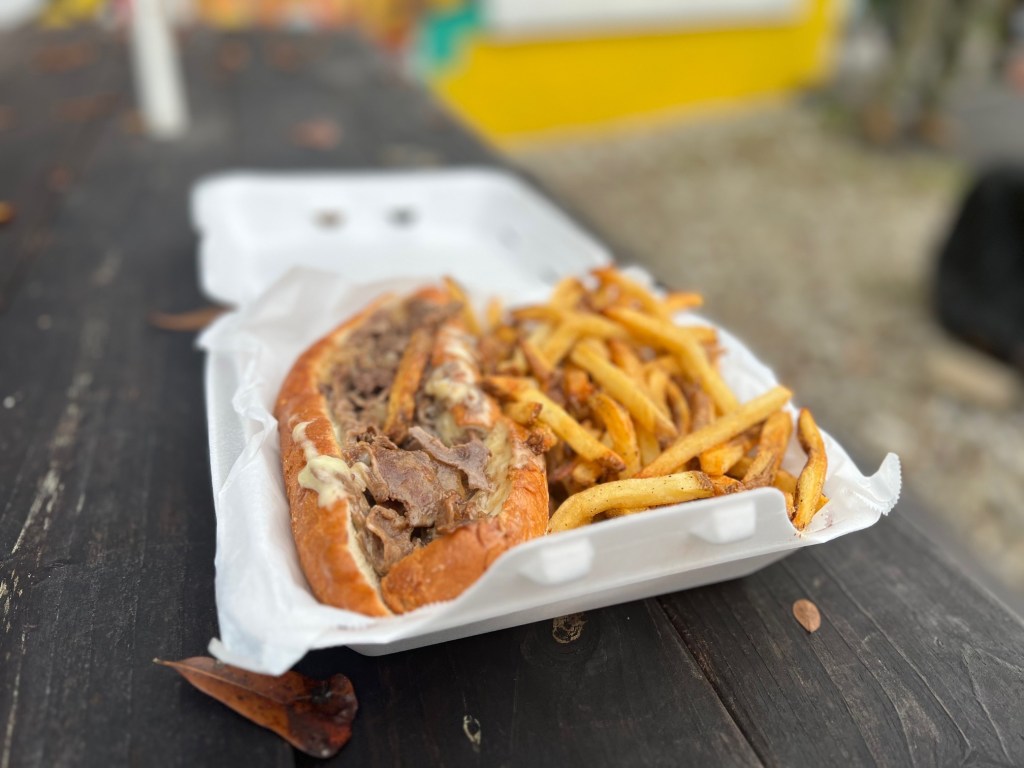 The sandwich that started it all - Jackie M's and Son's classic take on a Philly Cheesesteak.